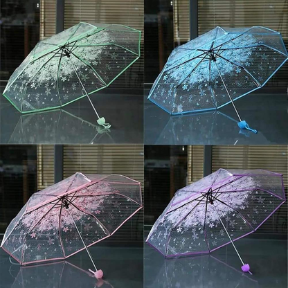 Moon Umbrella - Cherry Blossom Transparent Umbrella