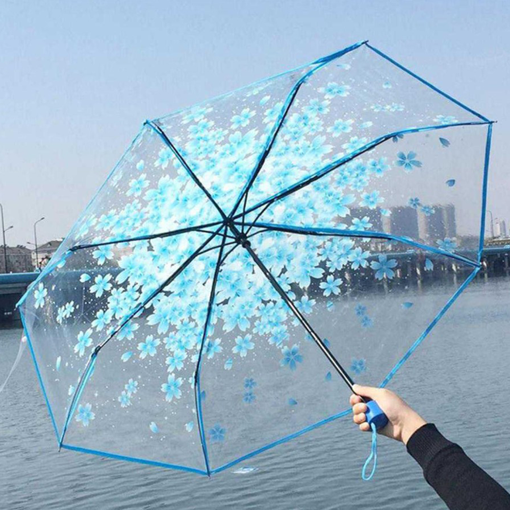 Moon Umbrella - Cherry Blossom Transparent Umbrella