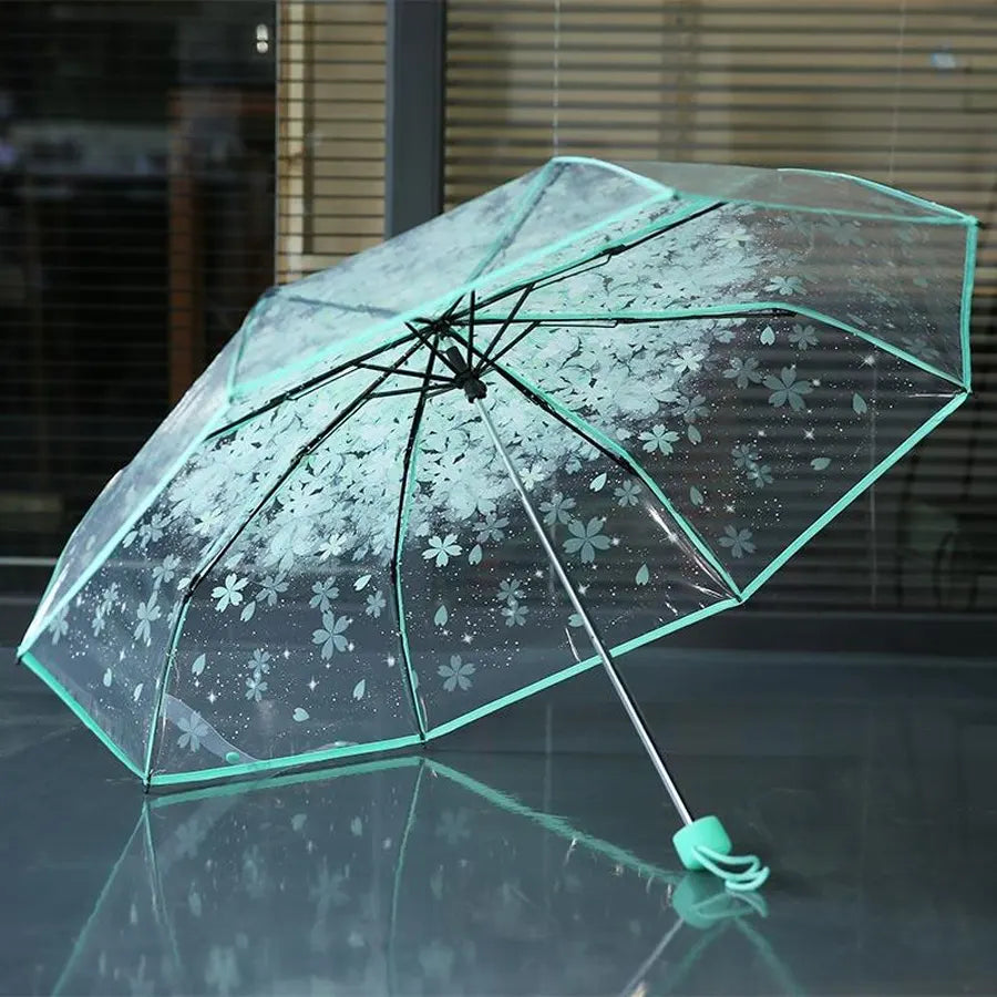 Moon Umbrella - Cherry Blossom Transparent Umbrella