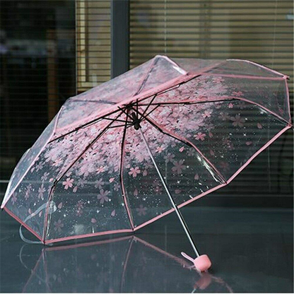 Moon Umbrella - Cherry Blossom Transparent Umbrella